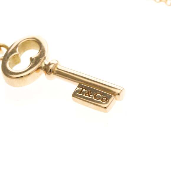 Tiffany Oval Key Necklace Pink Gold (18K) No Stone Women,Men Fashion Pendant ... - Picture 8 of 14